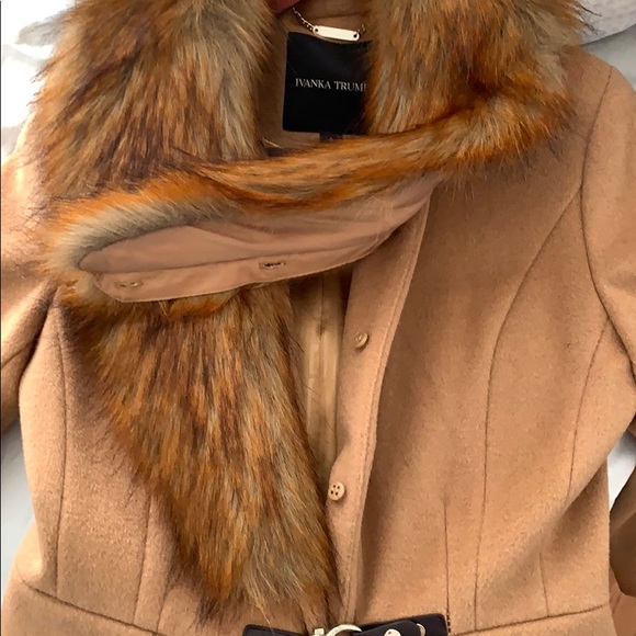 Ivanka Trump Camel Fur Coat - Picture 3 of 8